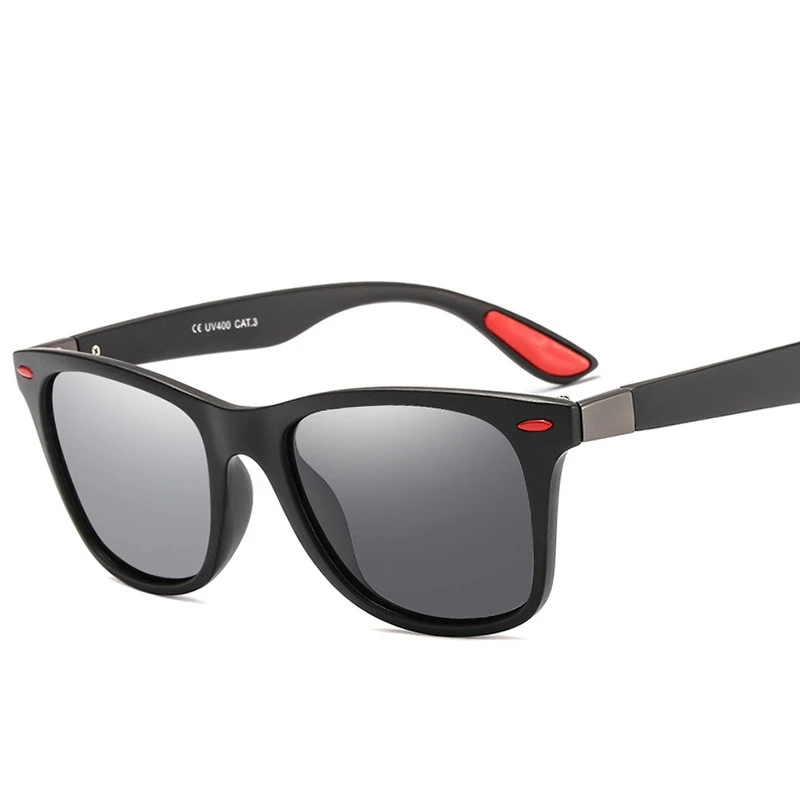 

2019 New Square Polarized Sunglasses Men Women Brand Designer Vintage Driving Goggle Rivet Mirror Male Sun Glasses UV400