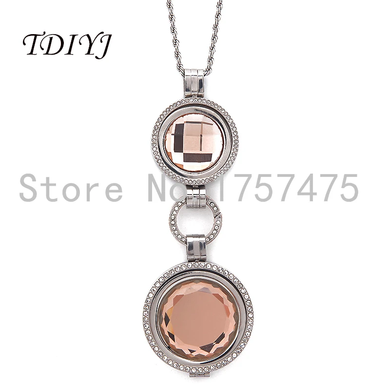TDIYJ-My-Coin-25MM-and-33MM-Champagne-Large-Crystal-Coin-Disc-Pendant-with-Silver-Plated-Twisted