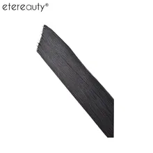 ETEREAUTY инструменты для волос 60 см Натуральные Прямые волосы для наращивания на заколках Премиум длинные мягкие шелковистые волосы для женщин