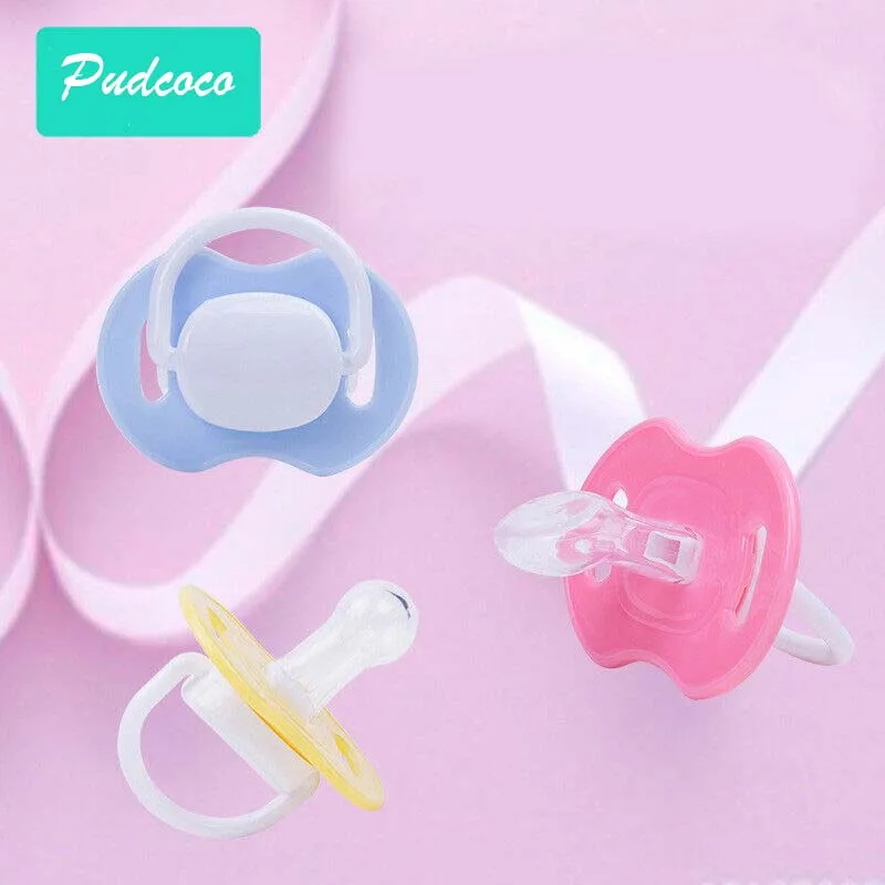 Brand Newborn Kids Baby Orthodontic Dummy Pacifier Silicone Teat Nipple Soothers Thumb/Nipple Pacifier Over 3 Months