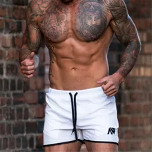 Летние шорты Для мужчин спортивные Фитнес спортивной подошвой короткие мужские дышащие однотонные штаны для бега и тренировок штаны повседневные, спортивные штаны Для мужчин s