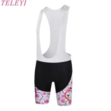 Teleyi бренд Адина лайкра Для женщин S Велосипедный Спорт нагрудник Шорты для женщин/быстросохнущая Майо Для женщин Велоспорт комбинезон с 3D гель мягкий coolmax