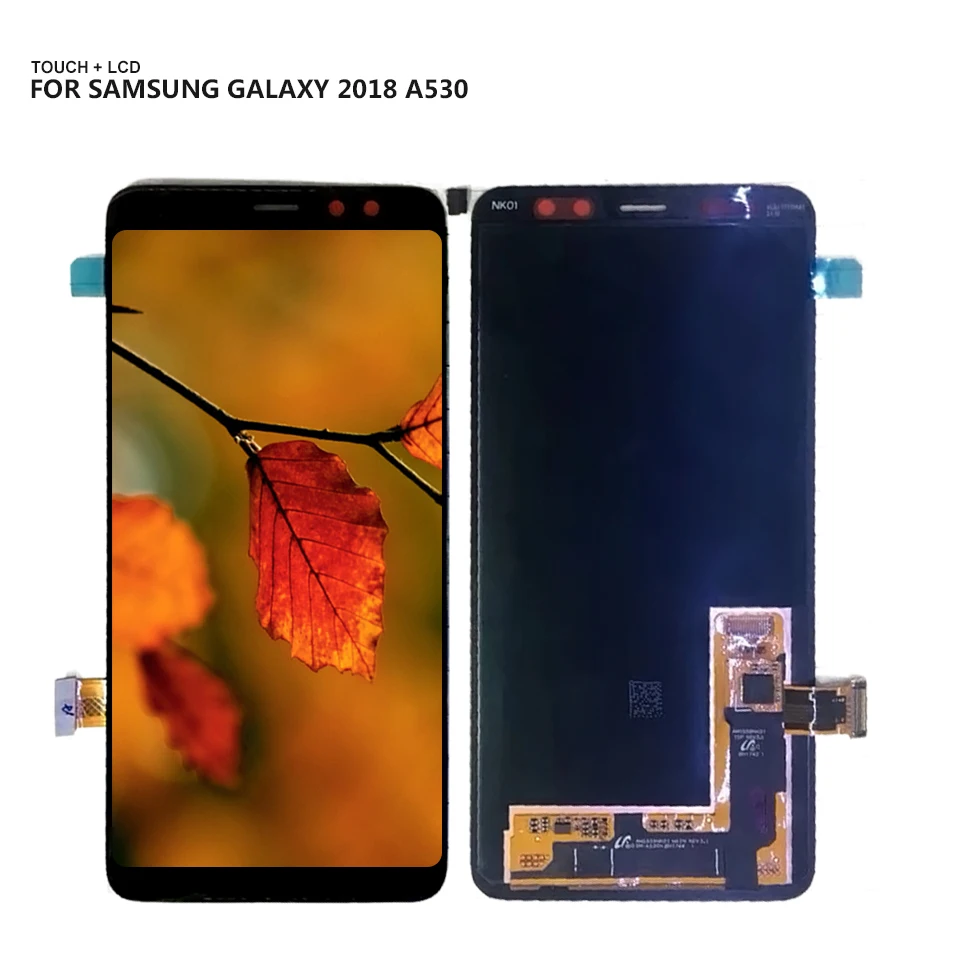 Супер AMOLED lcd для samsung Galaxy A8 A530 A530F A530DS A530N SM-A530N lcd кодирующий преобразователь сенсорного экрана в сборе Бесплатные инструменты