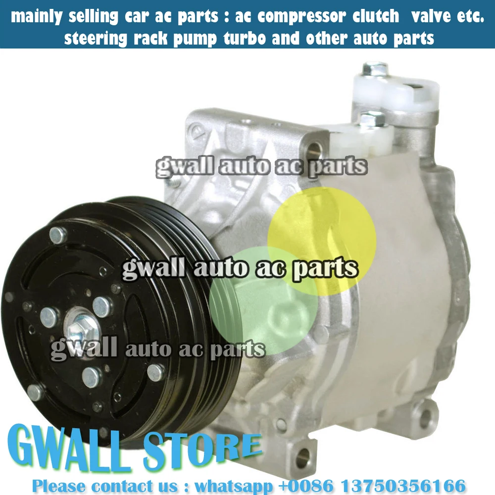 

CAR AIR A/C COMPRESSOR WITH CLUTCH FOR CAR SUBARU OUTBACK 2.5L H4 2005 2006 2007 4711609 471-1609