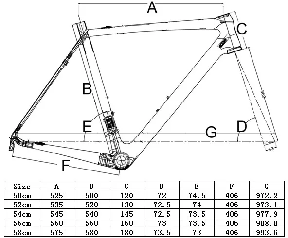 Top 700C Frame - FR322 Toray Carbon Frameset Full Carbon Road Bike Racing Frame + Fork 50cm , 52cm , 56cm , 58cm 0 Top 700C Frame - FR322 Toray Carbon Frameset Full Carbon Road Bike Racing Frame + Fork 50cm , 52cm , 56cm , 58cm 0