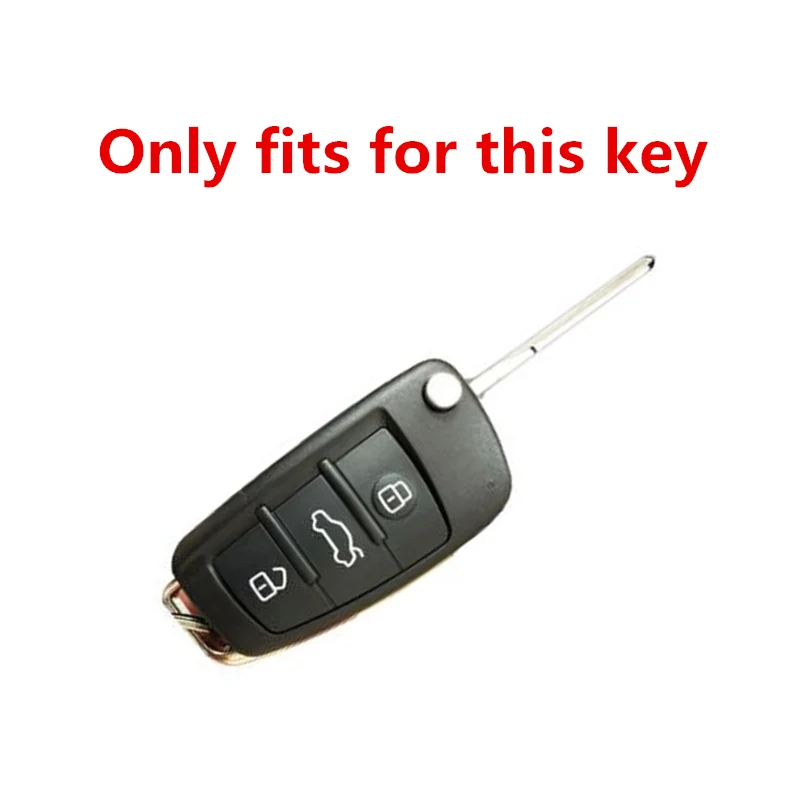 Мягкий чехол для ключей из ТПУ для Audi A1 A3 A4 A5 A6 A7 C5 C6 Q7 R8 автомобильный держатель оболочка автомобильный стильный ключ защитный брелок