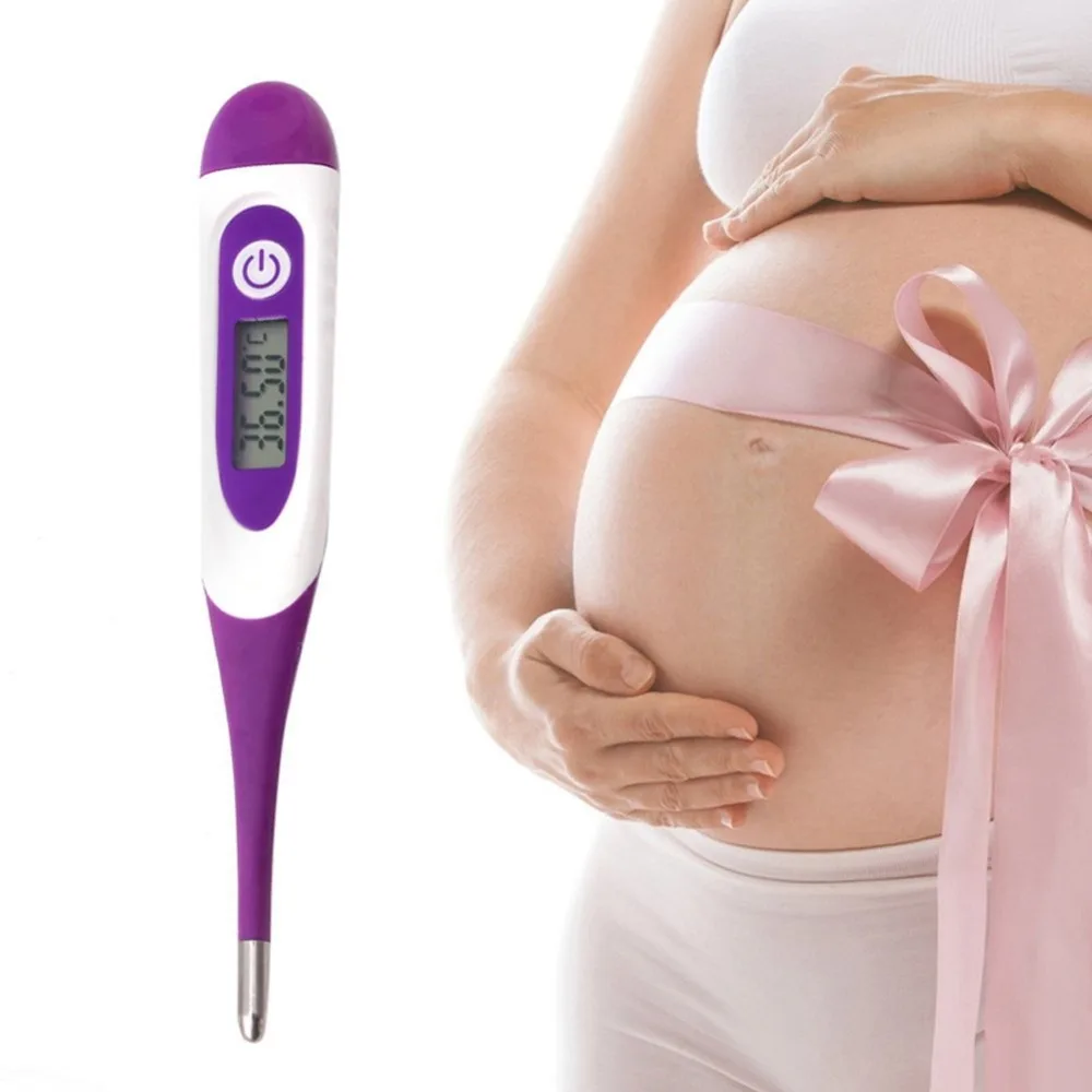 

YI-202B Digital Women Baby Basal Measuring Ovulation Body Thermometer Silicone Probe Soft Head For Adult Baby Care Temperature