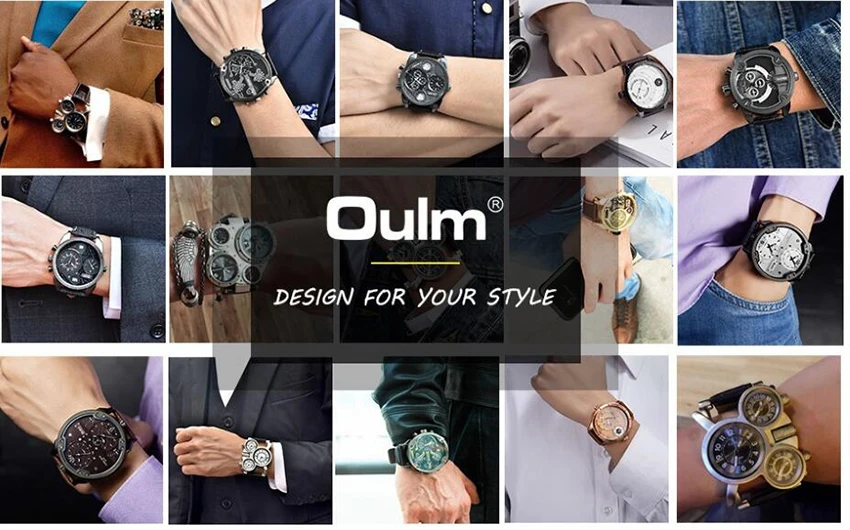 pulseira de couro masculino quart relógio de