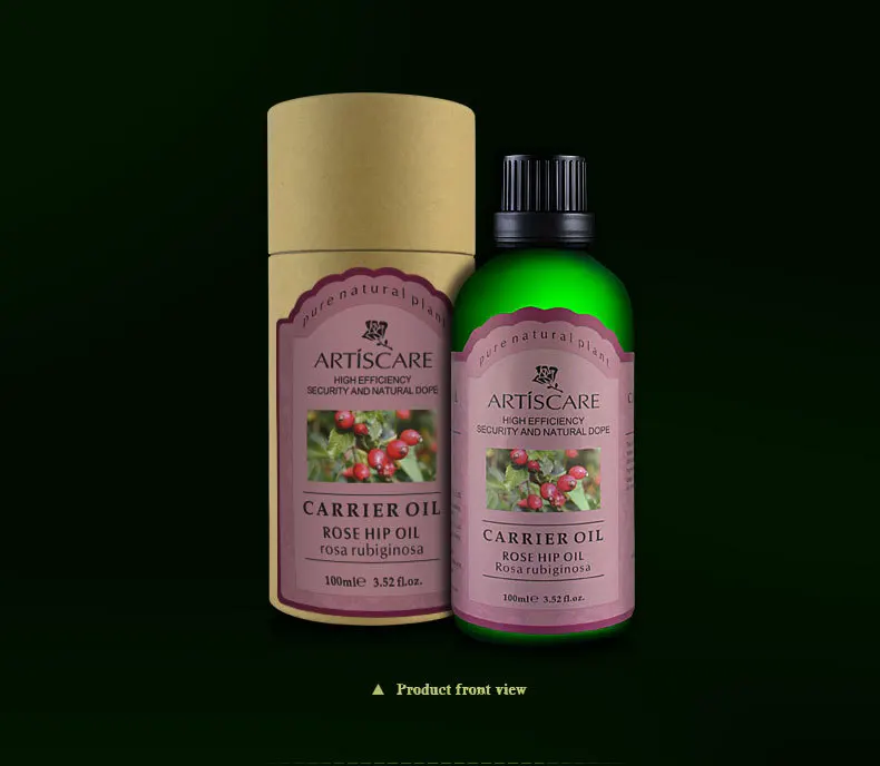 ARTISCARE увлажняющее Отбеливающее розовое чистое эфирное масло против морщин и базовое масло шиповника Антивозрастные пятна уход за кожей красота