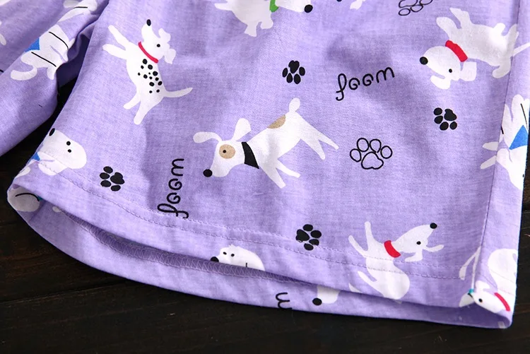 2017 summer short sleeve lady cute cotton shorts pajamas suit cotton European version of the home set (21)