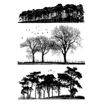 Дерево прозрачный Штамп для DIY скрапбукинга/изготовления открыток