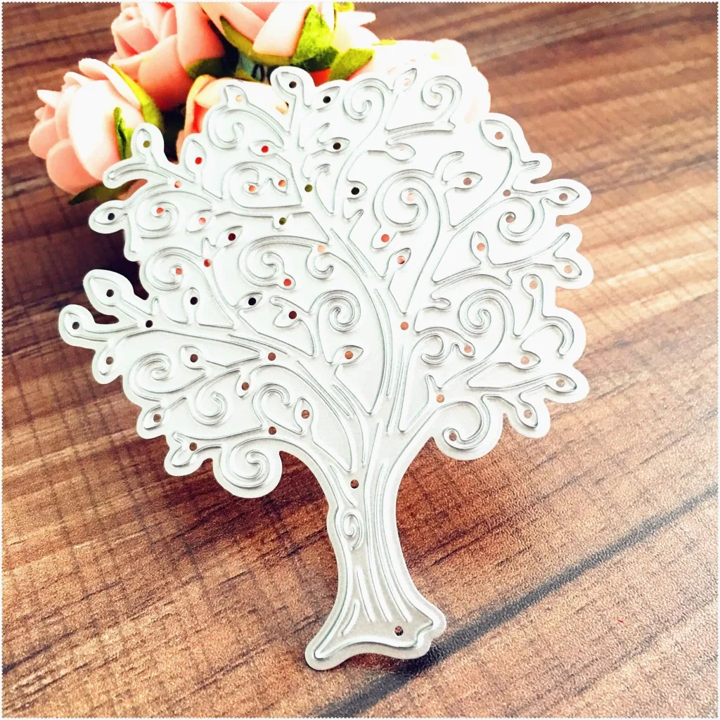 imemo Tree Metal Cutting Dies Stencils for DIY Scrapbooking Photo Album Decorative Embossing Paper Card | Дом и сад