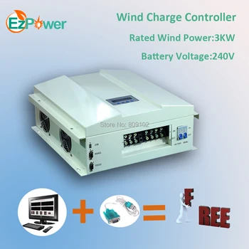 

3KW 240V wind generator controller, RS communication, LCD display