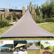 Водонепроницаемый солнцезащитный навес 3,6 м треугольная Защита от солнца открытый навес сад патио шторы для бассейна парус тент Кемпинг палатка для пикника