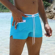 Мужские плавки водонепроницаемые пляжные женский купальник для серфинга быстросохнущие мужские купальные костюмы Боксеры Шорты Praia Sunga Maillot De Bain бордшорты