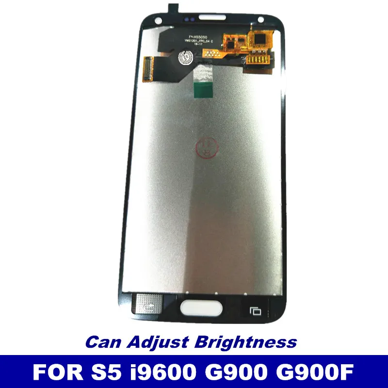 С сенсорным экраном дигитайзер в сборе для Samsung Galaxy S5 I9600 G900 G900F G900R ЖК-дисплей