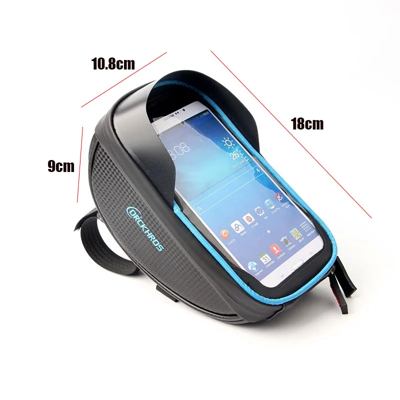 Sale Bike Frame Front Handlebar Bag Cycling Riding Bag Pannier Smartphone GPS Touch Screen Case Bike Bicycle Accessories 3 Colors 5