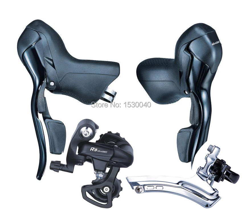 

SB-R472 Shifters 2X7 Speed Double Road Bike Set Derailleur microSHIFT Groupset Front Rear Derailleur Compatible for Shimano