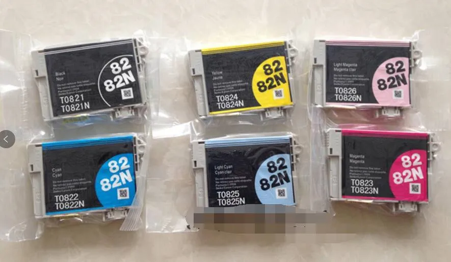 

82N Genuine T0821N-T0826N ink cartridge For Epson T50 T59 TX700W TX800FW R270 R290 R390