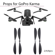 2/4/8pcs Replacement Propellers CCW/CW Props for GoPro Karma Drone Quick Release Propeller RC Quadcopter Blades Accessories Kits 2/4/8pcs Replacement Propellers CCW/CW Props for GoPro Karma Drone Quick Release Propeller RC Quadcopter Blades Accessories Kits