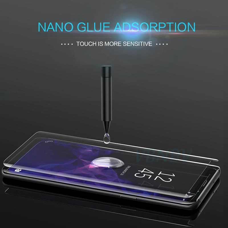 VBNBV 3D полное покрытие стекло для samsung Galaxy S7 Edge S8 S9 Plus защита экрана закаленное стекло для samsung Note 9 8 стеклянная пленка