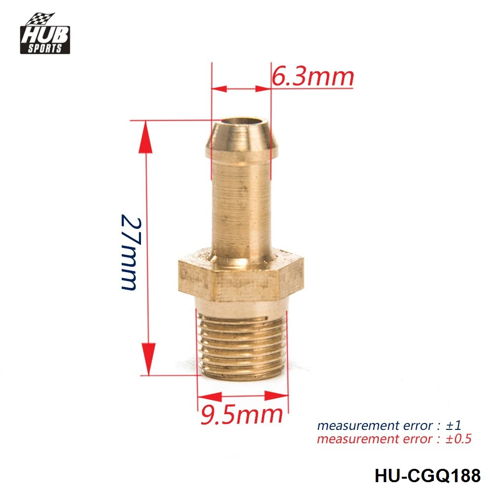 Turboc компрессор латунный усилитель соска 1/8 дюйма Мужской NPT шестигранный шланг