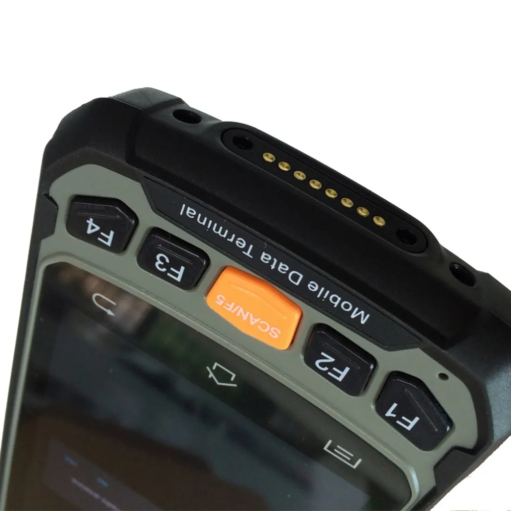 Сканер штрих кода 4G Wi Fi BT Φ 1D 2D с поддержкой дисплея 125 кГц Считыватель rfid запасы