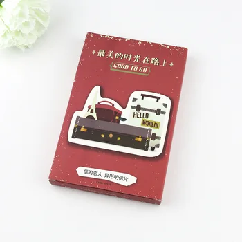 

1set bookmarks zui beautiful time on the road luggage travel 30 sets