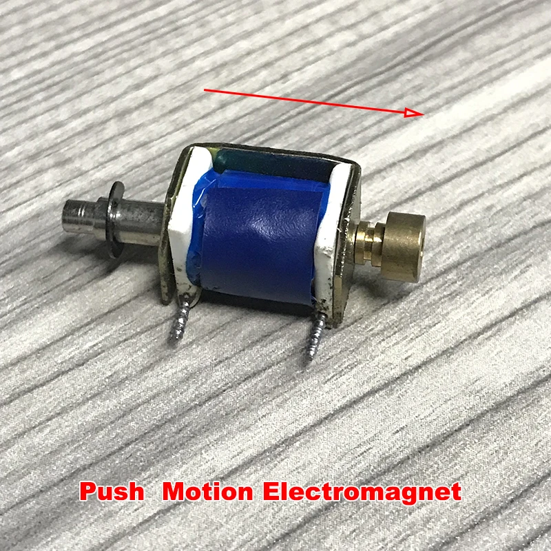 DC 12 V/24 V мини микро Электромагнитный Электромагнит нажимной Тяговый Тип линейного движения Электрический магнит