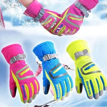 Новинка, мужские лыжные перчатки, перчатки для сноуборда, снегохода, езды на мотоцикле, зимние перчатки, ветрозащитные, водонепроницаемые, унисекс, зимние перчатки