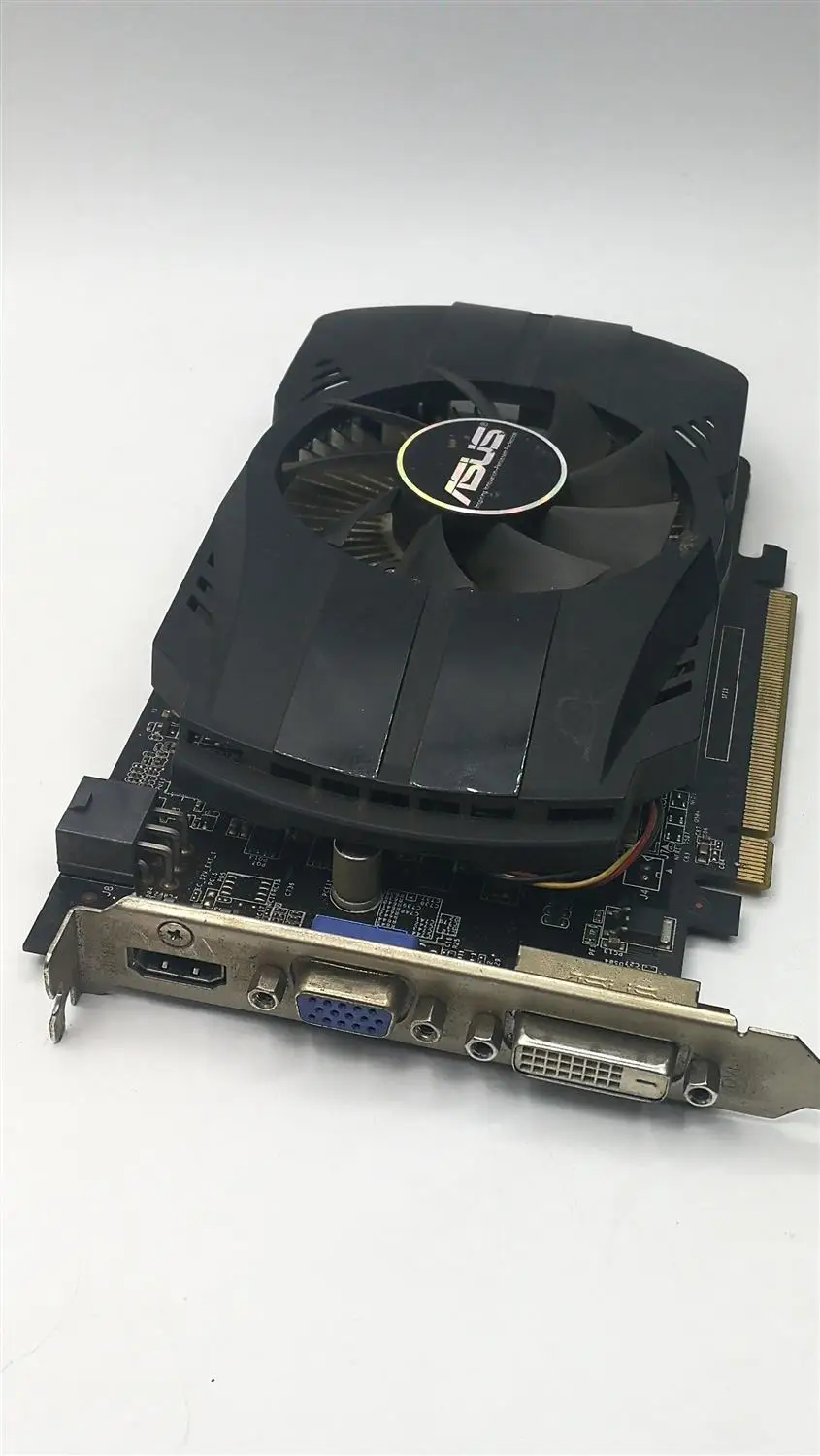 Used,original ASUS GTX 650 GPU graphics card  1GB GDDR5 128BIT VGA Card for nVIDIA PC gaming Stronger than GT630 ,GT730