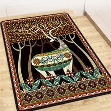 Американский этнический стиль Олень Сельский ретро коврики гостиная диван и чайный стол настольная прикроватная Противоскользящий моющийся коврик