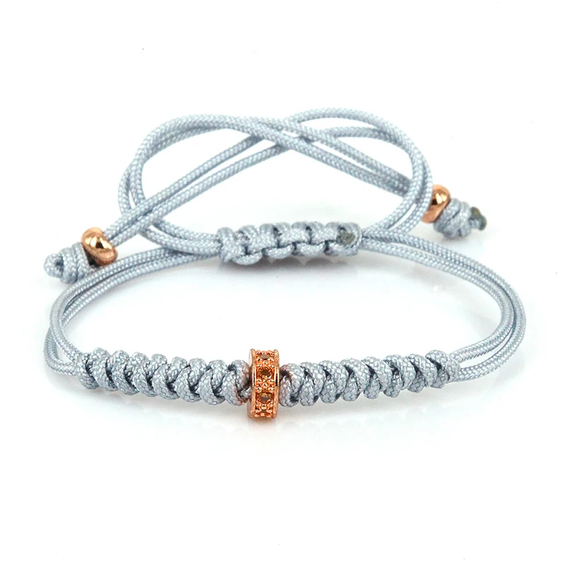 Новые браслеты Anil arjandas MACRAME 24 K Micro Pave CZ Spacer браслет из лент в технике макраме для мужчин ювелирные изделия ZZB-43