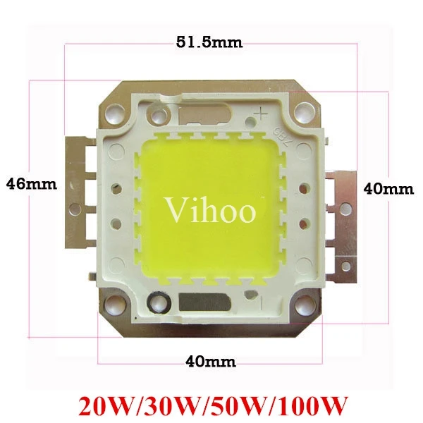 2 шт 10 Вт 20 Вт 30 Вт 50 Вт 100 Вт IC SMD led интегрированные cob чипы высокой мощности Epistar холодный теплый белый для лампы прожектор светильник Lampada