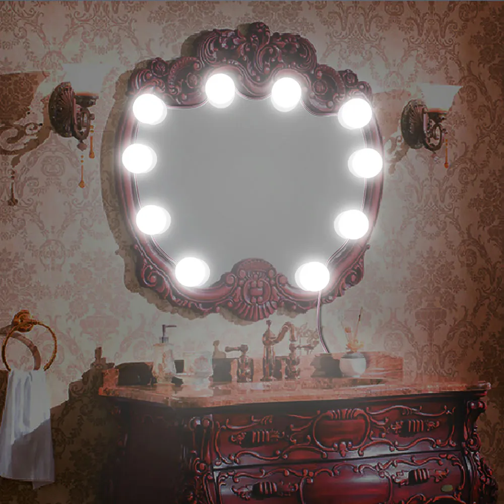  USB Vanity Lights Bathroom Led Mirror Light For Makeup Dressing Table Vanity Lights 8W Bulbs 2835 S