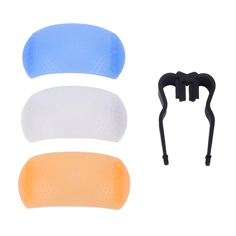 

3 Color Pop-Up Flash Diffuser Cover For Canon Nikon Pentax Kodak DSLR SLR Camera