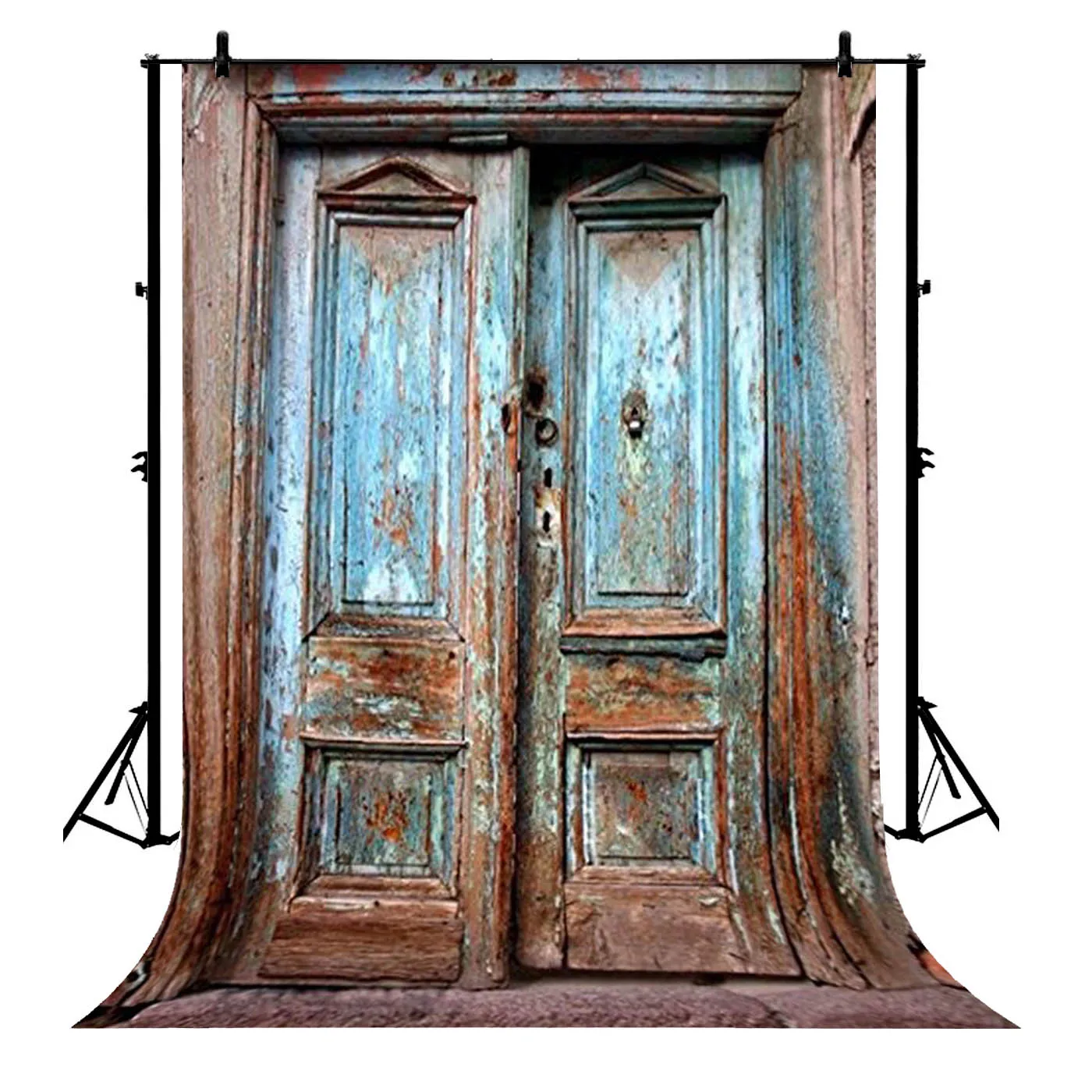 

5x7ft Vintage Old Door Polyester Photo Background Portrait Backdrop