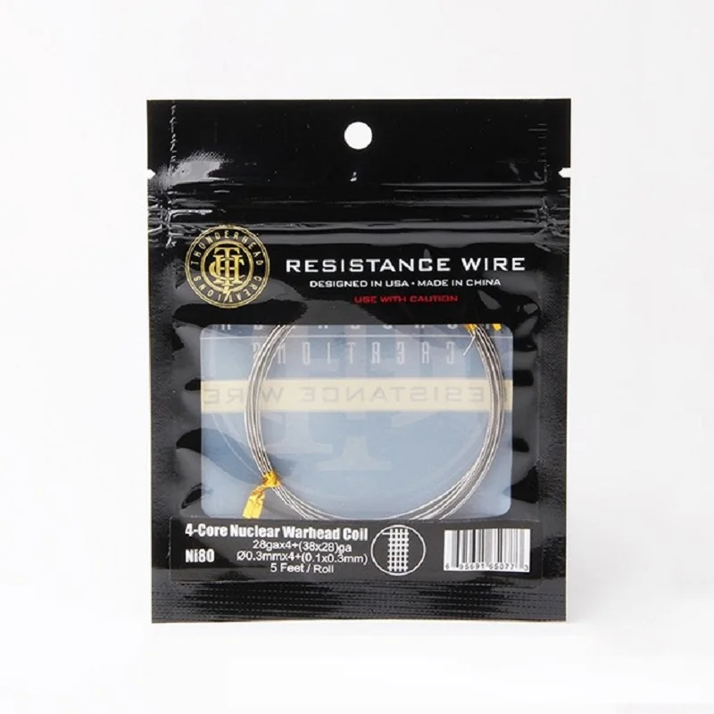 

5feet ThunderHead Creations Framed Staple/Fused Clapton Ni80 Resistance Wire 26GA/28GA heat wire for rta tank vape accessory