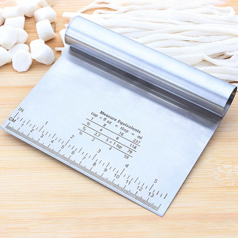 High Quality Brand New Stainless Steel Pizza Dough Scraper Cutter