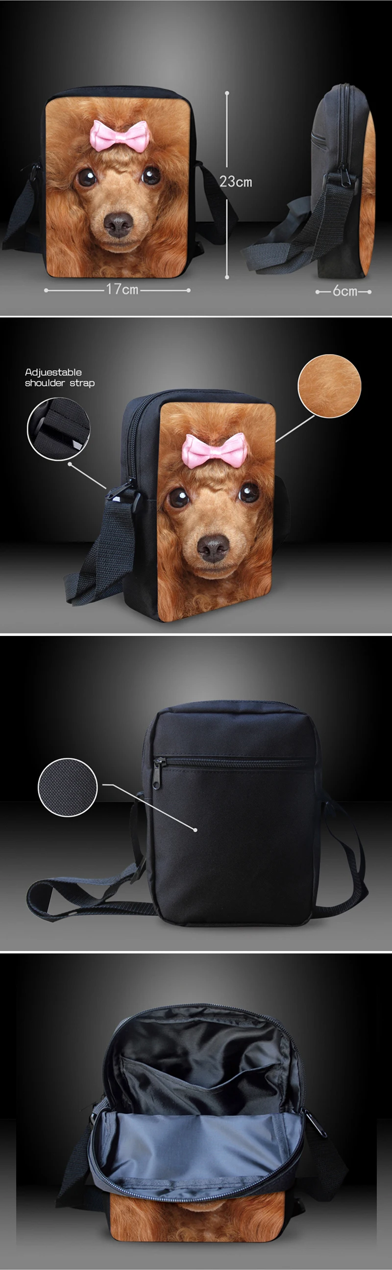 Twoheartsgirl женские сумки-мессенджеры милый рисунок собаки животных для маленьких девочек и мальчиков сумка через плечо для детей Mochila