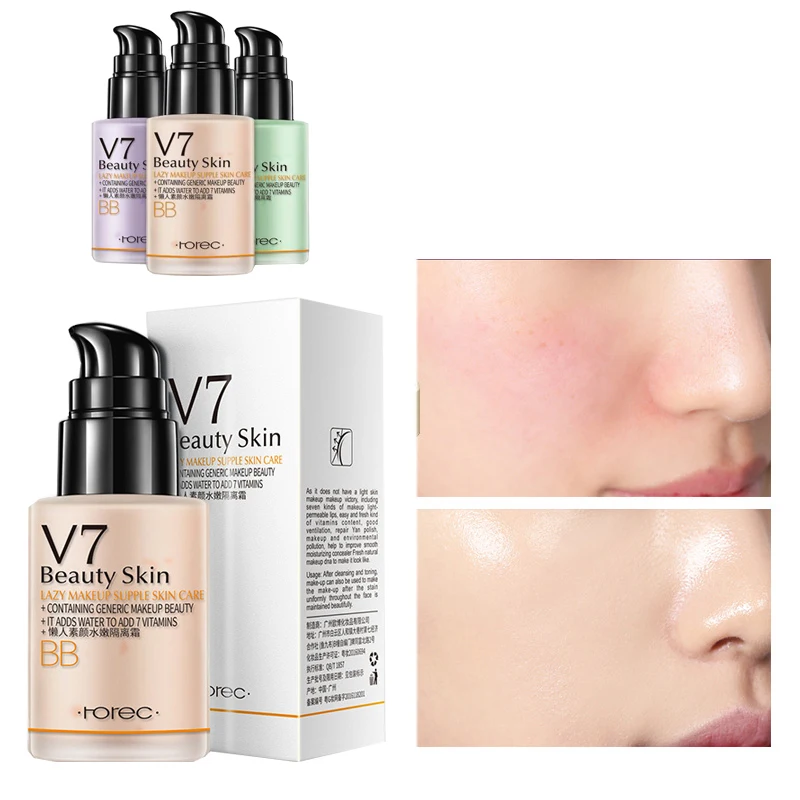 

Rorec Hydrating Face Primer Makeup BBCream Instant Pore Eraser Primer Smooth Skin Perfecting Primer Base Foundation Cream