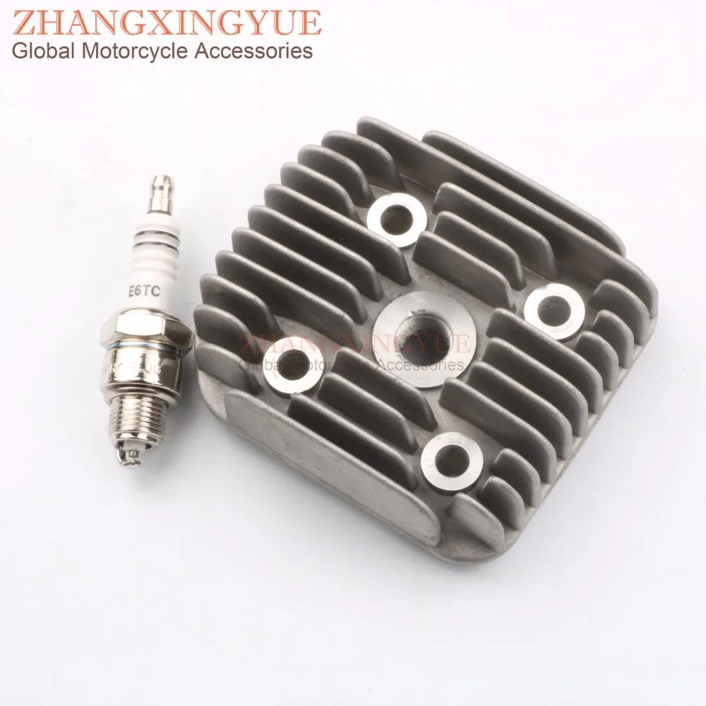 40mm 44mm 47mm 2 stroke Cylinder Head & E6TC spark plugs for ltaljet