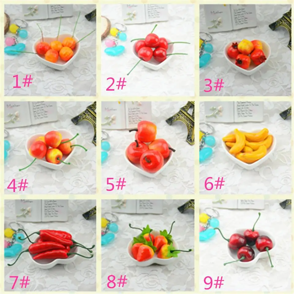 

100pcs/lot Mini Plastic Foam Fruits and Vegetables Artificial Plant For Wedding Decoration DIY Gift Scrapbooking Craft Plant