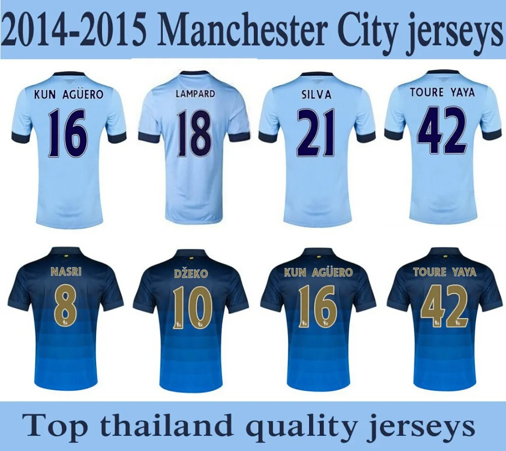 2014 15 Soccer Jerseys top thailand quality M City 2015 NASRI KOMPANY