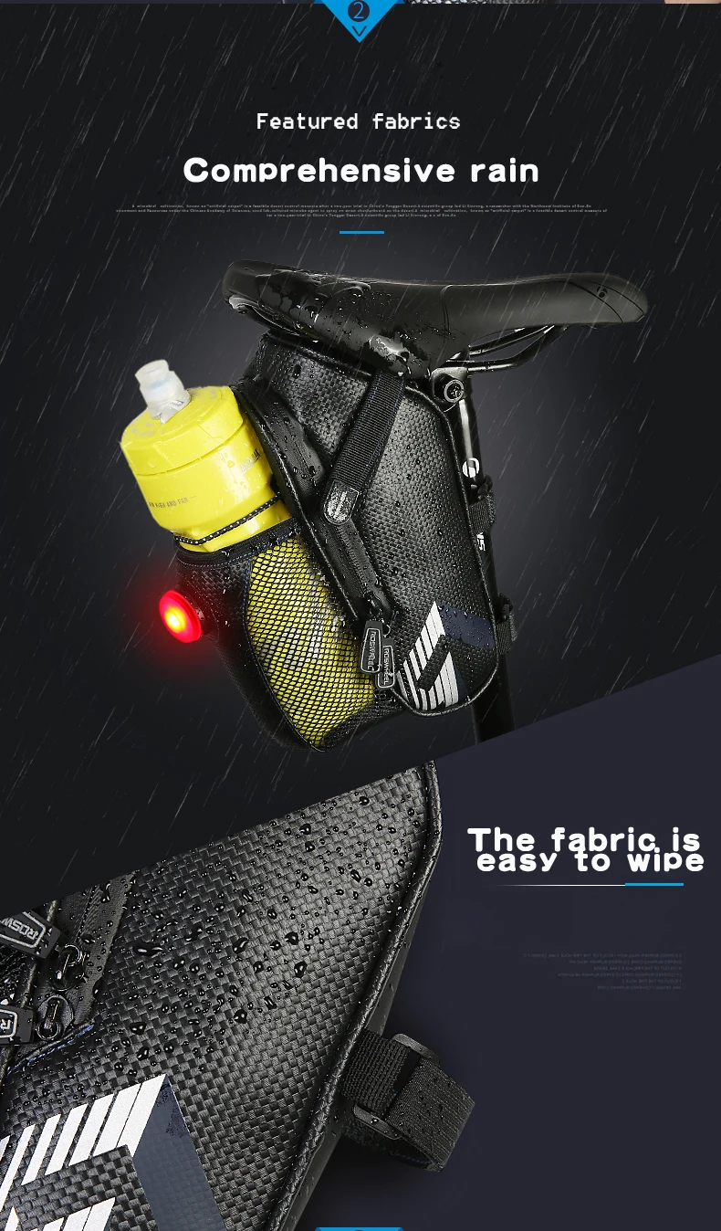 Top ROSWHEEL Bicycle Bags Rainproof Saddle Bag Outdoor Mountain Bike Back Seat Tail Pouch Maintenance Tool Bags water bottle Bag 5 Top ROSWHEEL Bicycle Bags Rainproof Saddle Bag Outdoor Mountain Bike Back Seat Tail Pouch Maintenance Tool Bags water bottle Bag 5