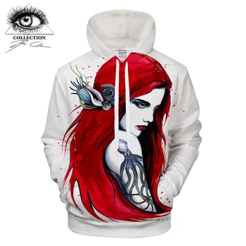 

City Ariel by Pixie cold Art 3D Sweatshirts Hooded Pullover Men Tracksuits Brand Hoodies Unisex Tracksuits Novelty Jakcet ZOOTOP