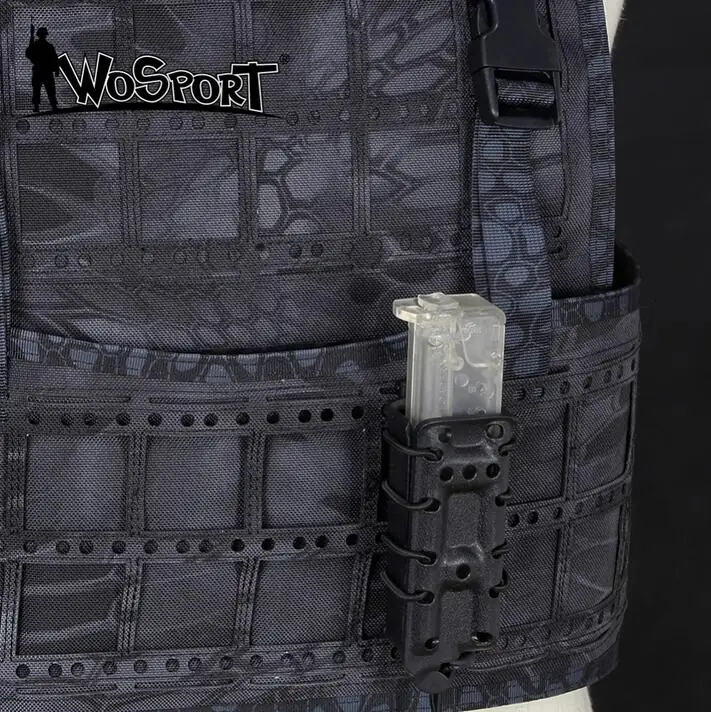 WoSporT 2,3*3,8*9 см Тактический Скорпион Mag Один Подсумок Перевозчик Для Молл/пояса