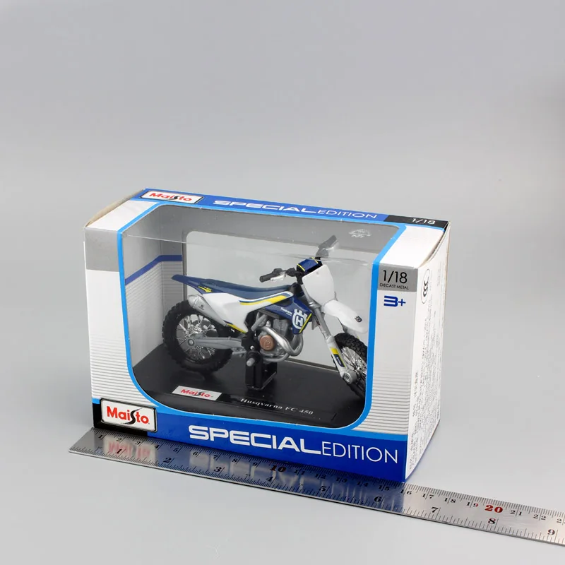 Модель гоночного байка Maisto MY Husqvarna FC 1/18 мотоцикл для эндуро литая модель