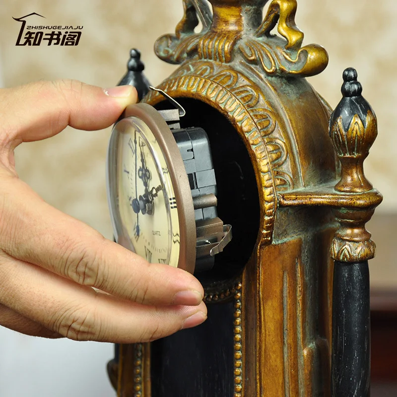 Европейский и американский стиль дворцовые часы античный декоративные часы украшения свадебная комната мягкой мебели установлен Свадебные Gif