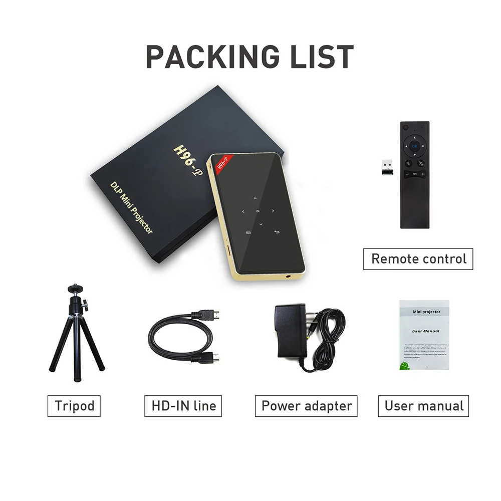 Портативный микро лазерный проектор kebidumei P8I Android 7 1 OS Pico Pocket HD Wi Fi Bluetooth мини